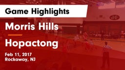 Morris Hills  vs Hopactong Game Highlights - Feb 11, 2017