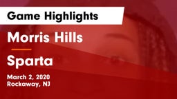 Morris Hills  vs Sparta  Game Highlights - March 2, 2020