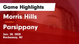 Morris Hills  vs Parsippany  Game Highlights - Jan. 28, 2020