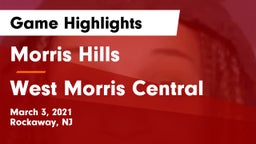Morris Hills  vs West Morris Central  Game Highlights - March 3, 2021