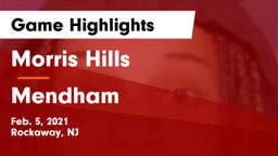 Morris Hills  vs Mendham  Game Highlights - Feb. 5, 2021