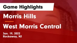 Morris Hills  vs West Morris Central  Game Highlights - Jan. 19, 2022