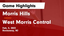 Morris Hills  vs West Morris Central  Game Highlights - Feb. 5, 2022