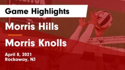 Morris Hills  vs Morris Knolls  Game Highlights - April 8, 2021