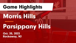 Morris Hills  vs Parsippany Hills  Game Highlights - Oct. 20, 2023
