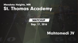 Matchup: St. Thomas Academy vs. Mahtomedi JV 2016