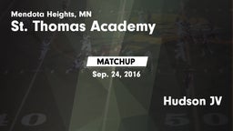 Matchup: St. Thomas Academy vs. Hudson JV 2016