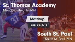 Matchup: St. Thomas Academy vs. South St. Paul  2016