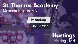 Matchup: St. Thomas Academy vs. Hastings  2016