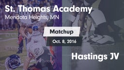 Matchup: St. Thomas Academy vs. Hastings JV 2016