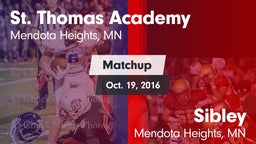 Matchup: St. Thomas Academy vs. Sibley  2016