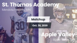 Matchup: St. Thomas Academy vs. Apple Valley  2020