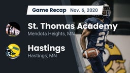 Recap: St. Thomas Academy   vs. Hastings  2020