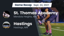 Recap: St. Thomas Academy   vs. Hastings  2021