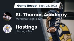 Recap: St. Thomas Academy   vs. Hastings  2022