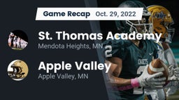 Recap: St. Thomas Academy   vs. Apple Valley  2022