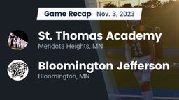 Recap: St. Thomas Academy   vs. Bloomington Jefferson  2023