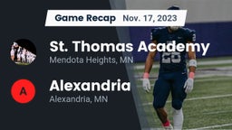 Recap: St. Thomas Academy   vs. Alexandria  2023