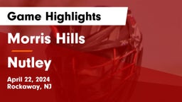Morris Hills  vs Nutley  Game Highlights - April 22, 2024
