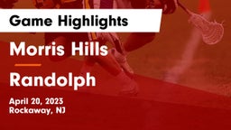 Morris Hills  vs Randolph  Game Highlights - April 20, 2023