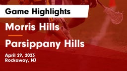 Morris Hills  vs Parsippany Hills  Game Highlights - April 29, 2023
