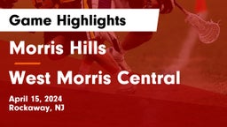 Morris Hills  vs West Morris Central  Game Highlights - April 15, 2024