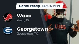 Recap: Waco  vs. Georgetown  2019