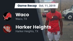 Recap: Waco  vs. Harker Heights  2019
