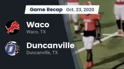 Recap: Waco  vs. Duncanville  2020