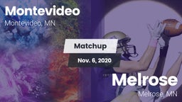 Matchup: Montevideo High vs. Melrose  2020