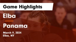 Elba  vs Panama  Game Highlights - March 9, 2024