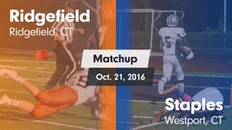 Matchup: Ridgefield High vs. Staples  2016