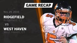 Recap: Ridgefield  vs. West Haven  2016