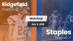 Matchup: Ridgefield High vs. Staples  2018