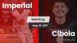 Matchup: Imperial  vs. Cibola  2017