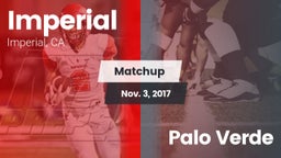 Matchup: Imperial  vs. Palo Verde  2017