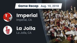 Recap: Imperial  vs. La Jolla  2018