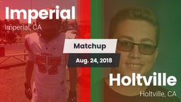 Matchup: Imperial  vs. Holtville  2018