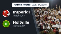 Recap: Imperial  vs. Holtville  2018
