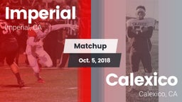 Matchup: Imperial  vs. Calexico  2018