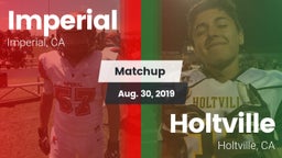 Matchup: Imperial  vs. Holtville  2019