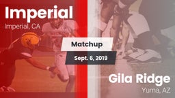 Matchup: Imperial  vs. Gila Ridge  2019