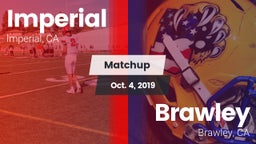 Matchup: Imperial  vs. Brawley  2019