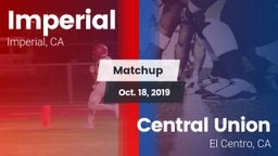 Matchup: Imperial  vs. Central Union  2019