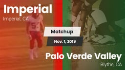 Matchup: Imperial  vs. Palo Verde Valley  2019