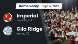 Recap: Imperial  vs. Gila Ridge  2019