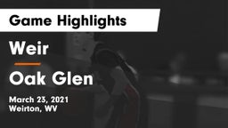 Weir  vs Oak Glen  Game Highlights - March 23, 2021