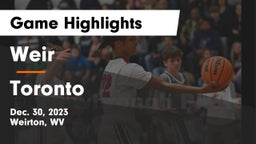 Weir  vs Toronto  Game Highlights - Dec. 30, 2023