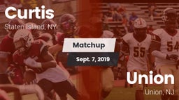 Matchup: Curtis  vs. Union  2019
