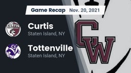Recap: Curtis  vs. Tottenville  2021